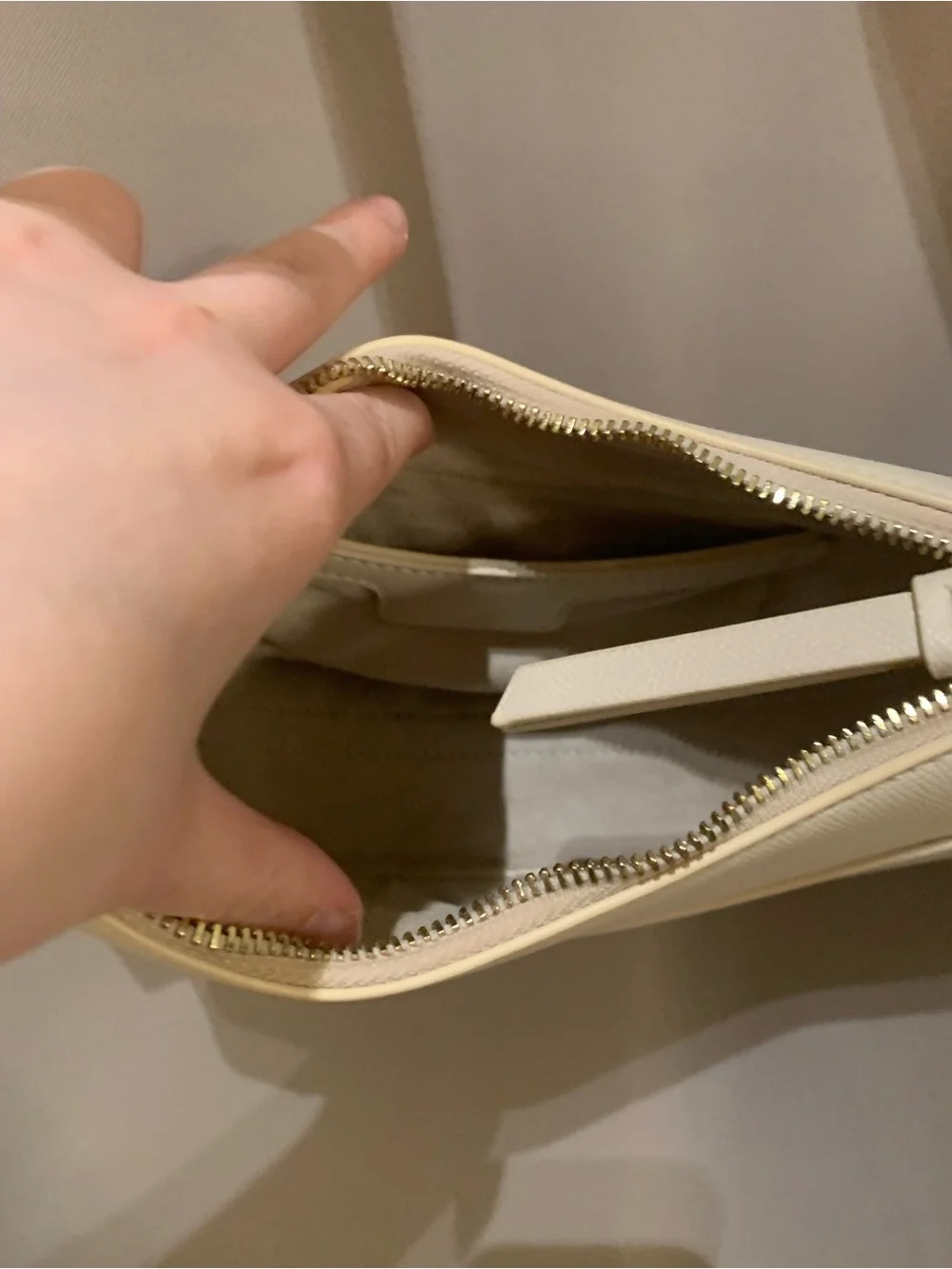 Amazon Cream Crescent Shoulder Bag
